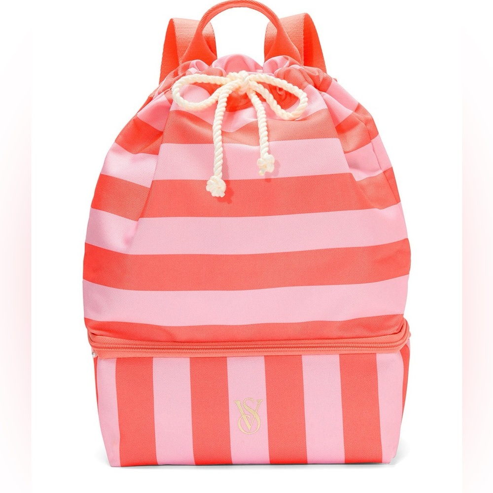 Victoria’s Secret Striped Backpack/Cooler